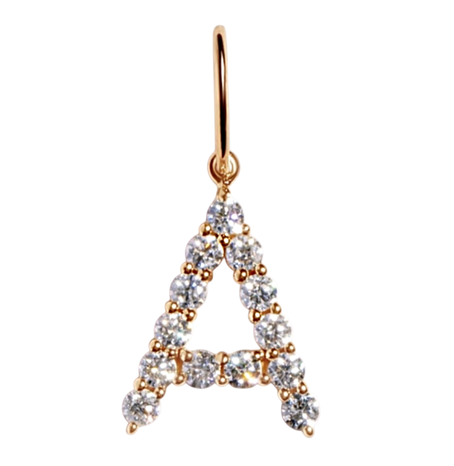 PREORDER - Tuyo Diamond Initial Pendant - DRJ Fine
