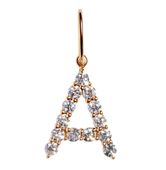 PREORDER - Tuyo Diamond Initial Pendant - DRJ Fine