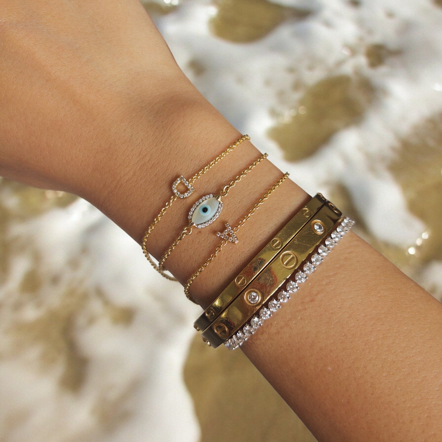 Tuyo Initial Bracelet