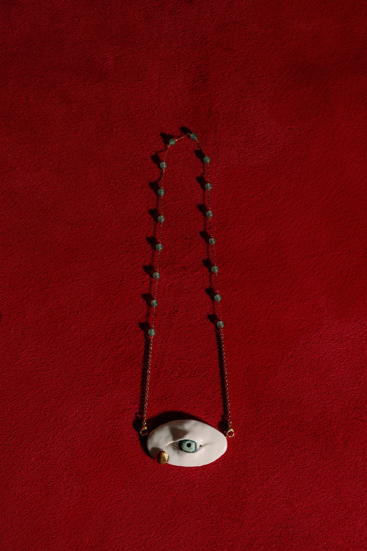 Apri Jewelry - Green Eye Necklace