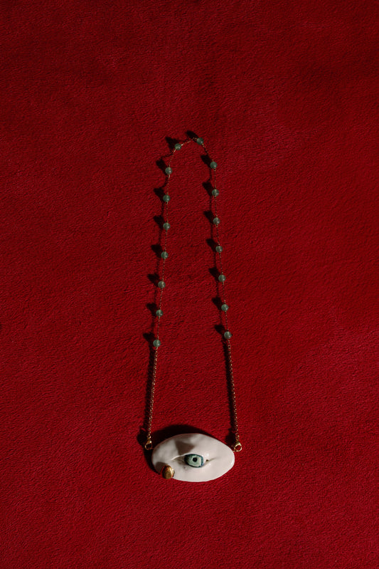 Apri Jewelry - Green Eye Necklace