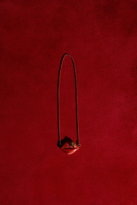 Apri Jewelry - Red Lips Necklace