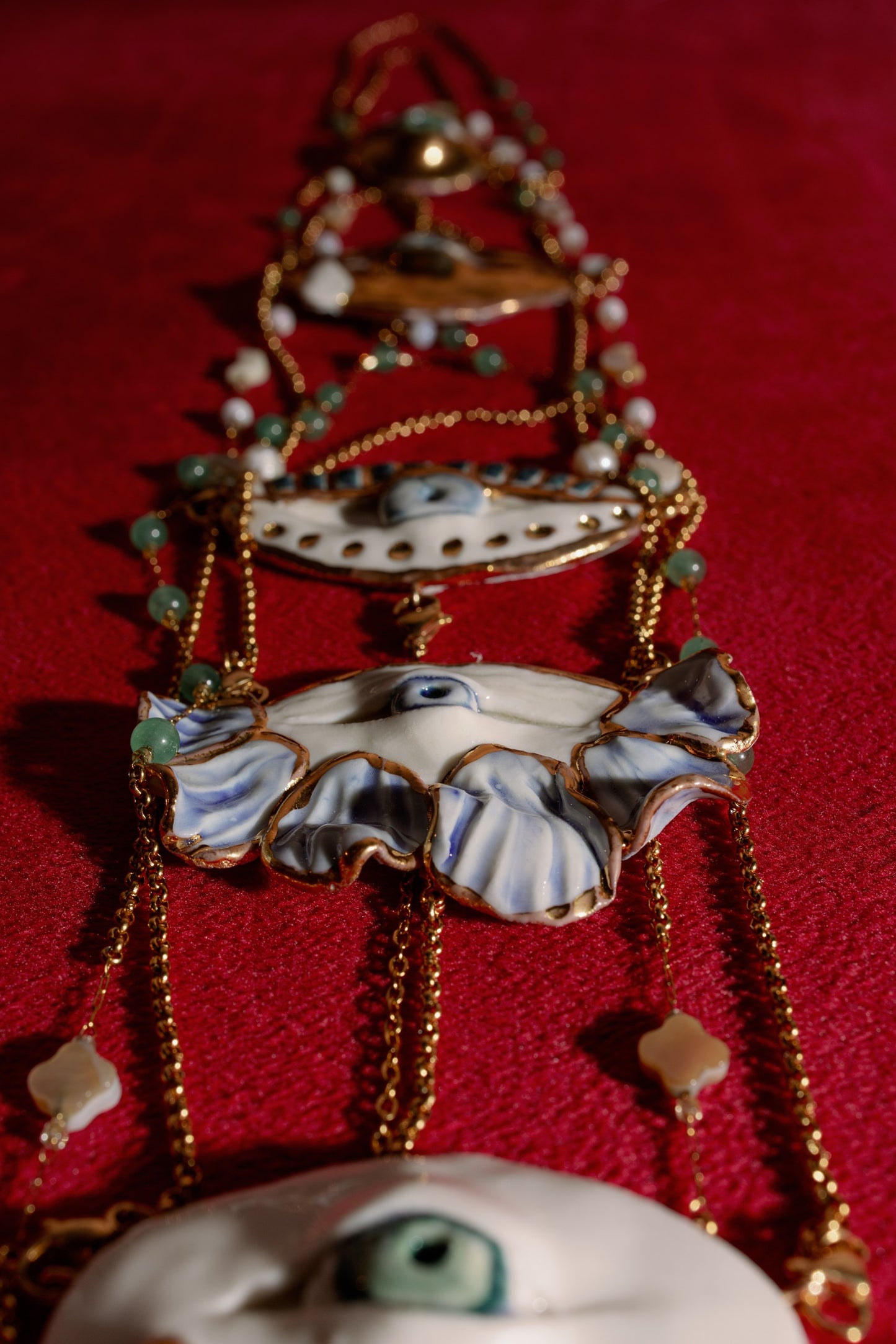 Apri Jewelry - Green Eye Necklace