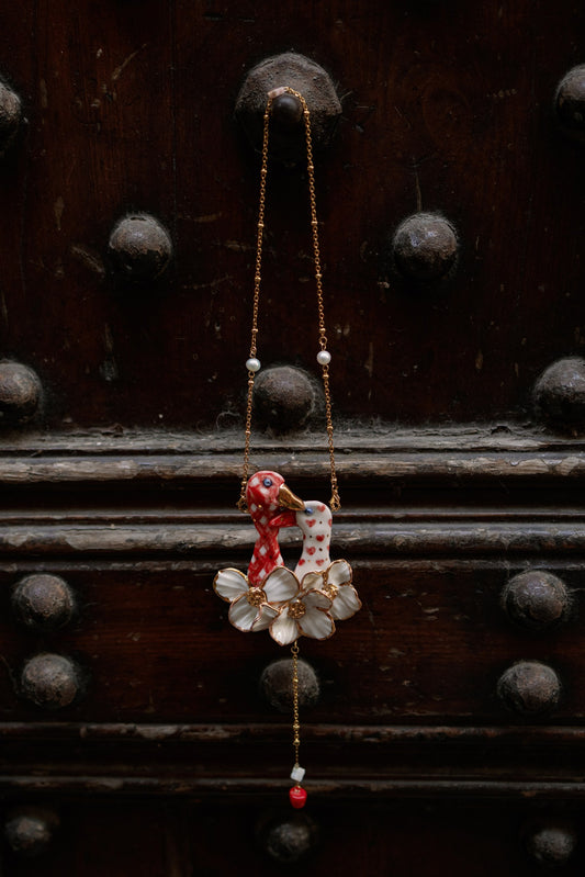 Apri Jewelry - Swan Necklace