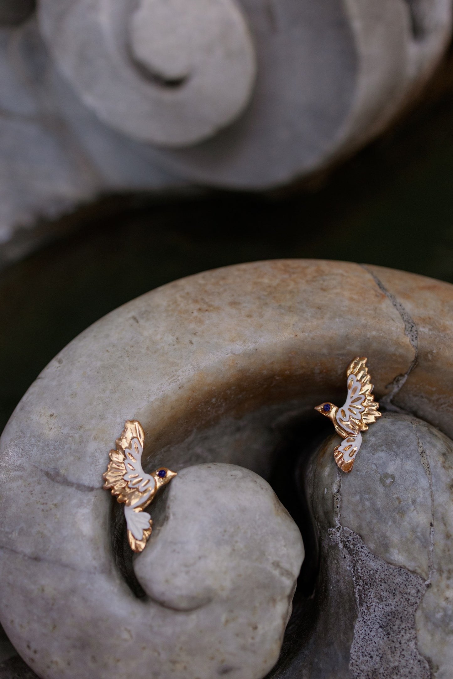Apri Jewelry - Dove Earrings