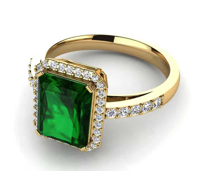 Alora Emerald Ring - Fine