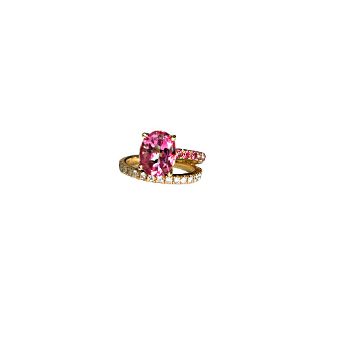 Rosa Pink Sapphire Ring - DRJ Fine