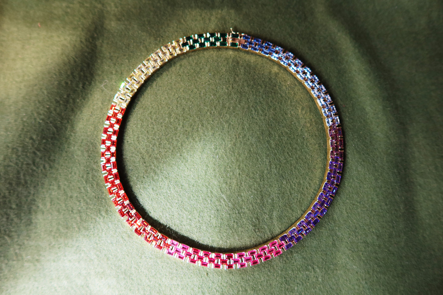 Hala Rainbow Torque Necklace
