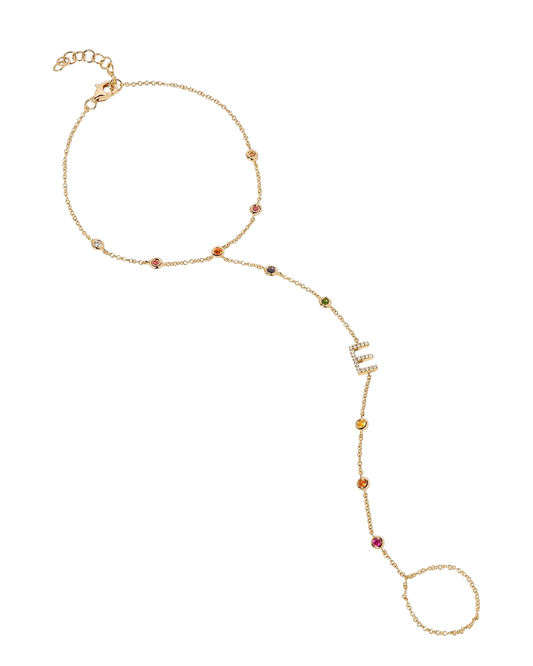 PREORDER - Tuyo Rainbow Hand Chain - DRJ Fine
